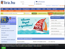Tablet Screenshot of lira.hu
