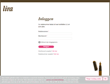 Tablet Screenshot of portal.lira.nl